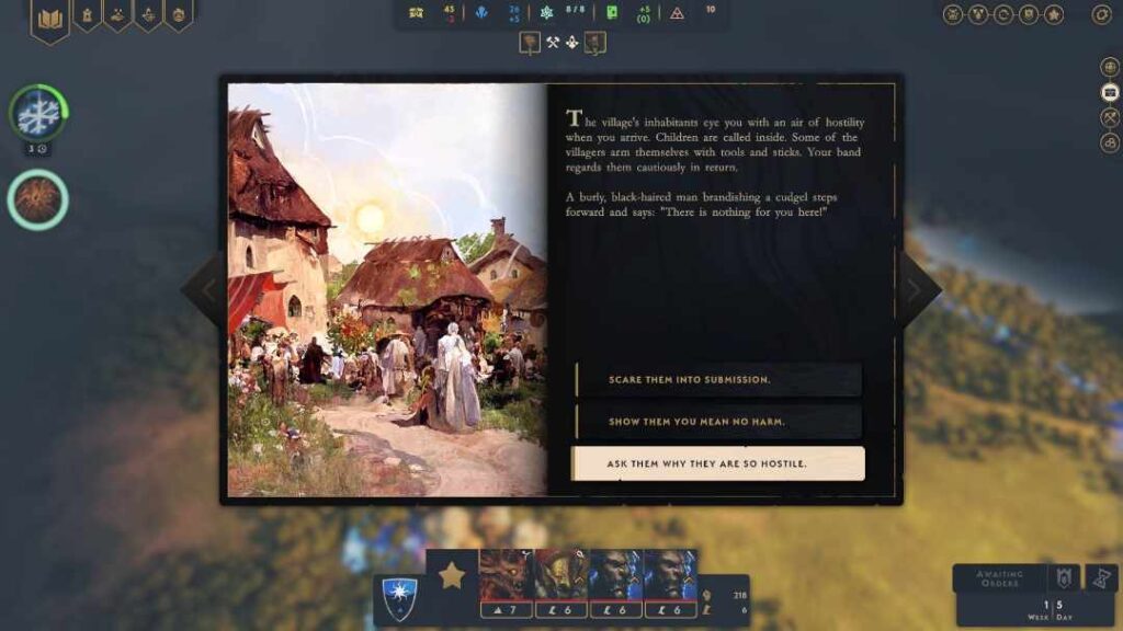 SpellForce: Conquest of Eo choices