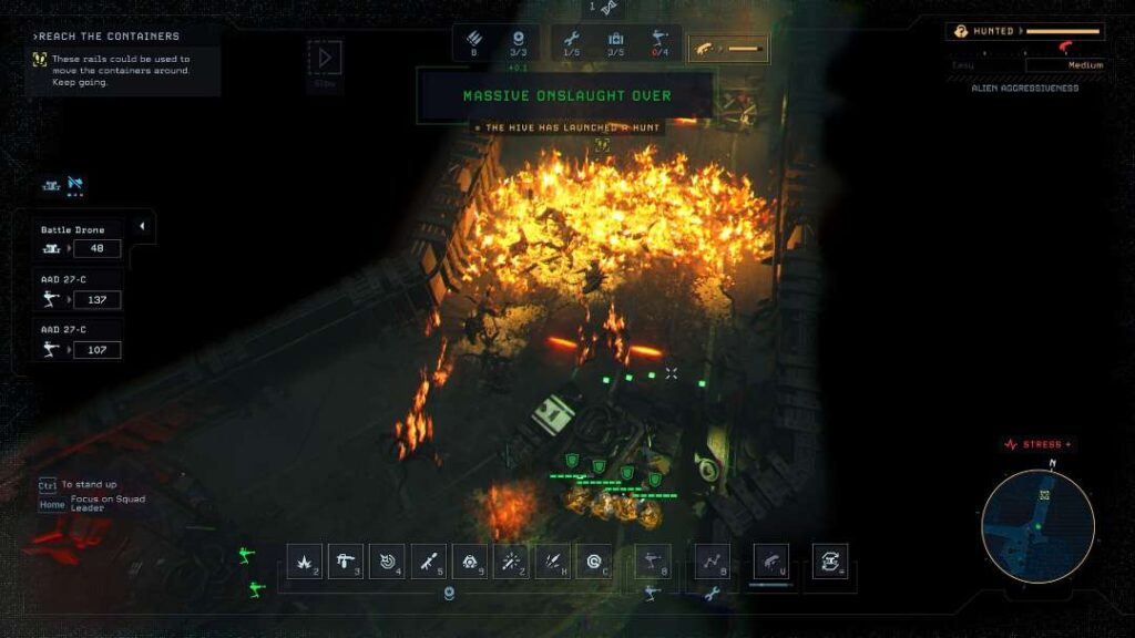 Aliens: Dark Descent Ataque Masivo